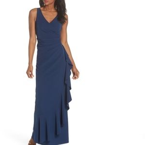 Vince Camuto Laguna Faux Wrap Gown